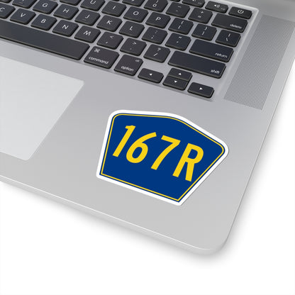 PR secondary 167R (Puerto Rico) (Road Sign) STICKER Vinyl Kiss-Cut Decal