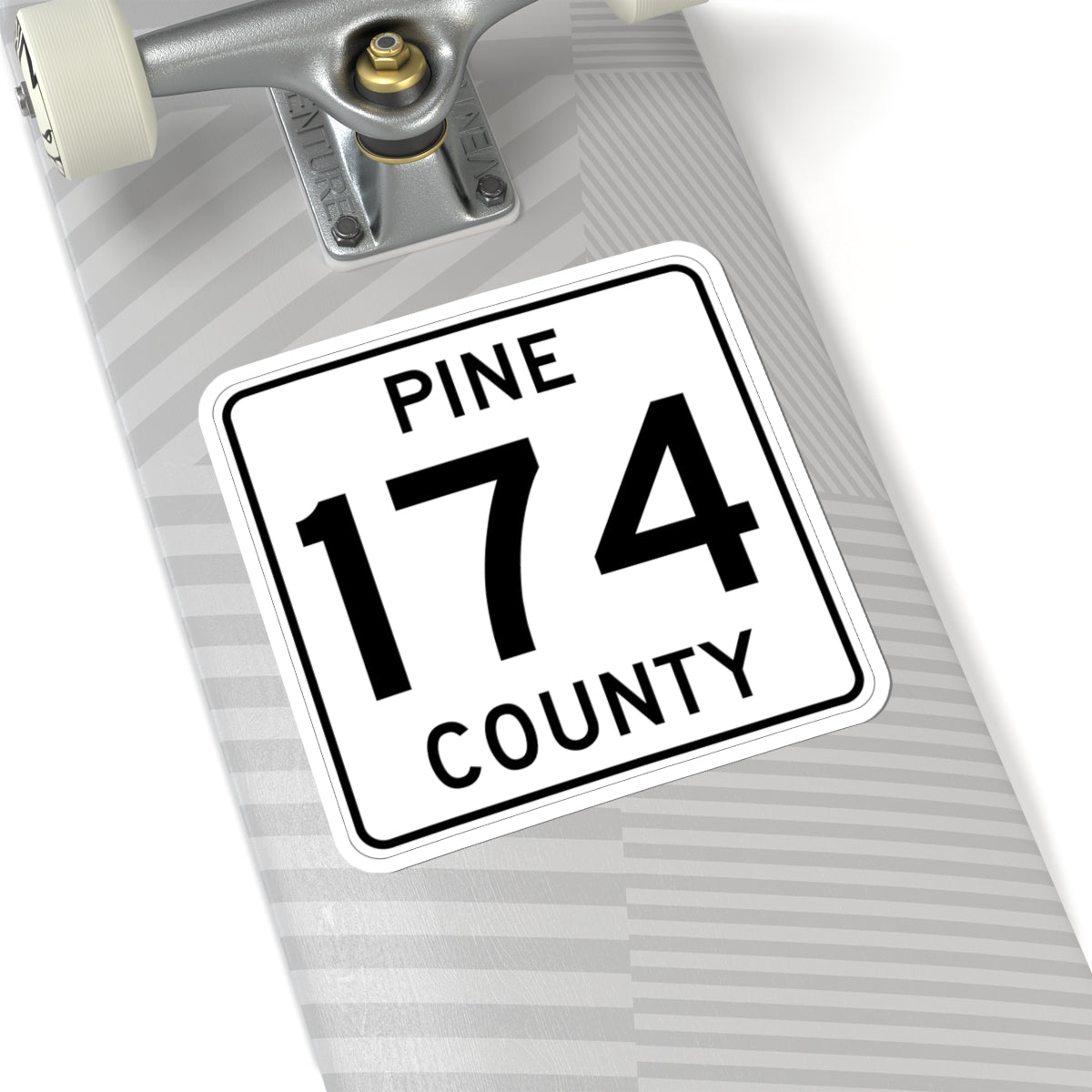 Pine County Route 174 MN (Minnesota) (Road Sign) STICKER Vinyl Kiss-Cut Decal