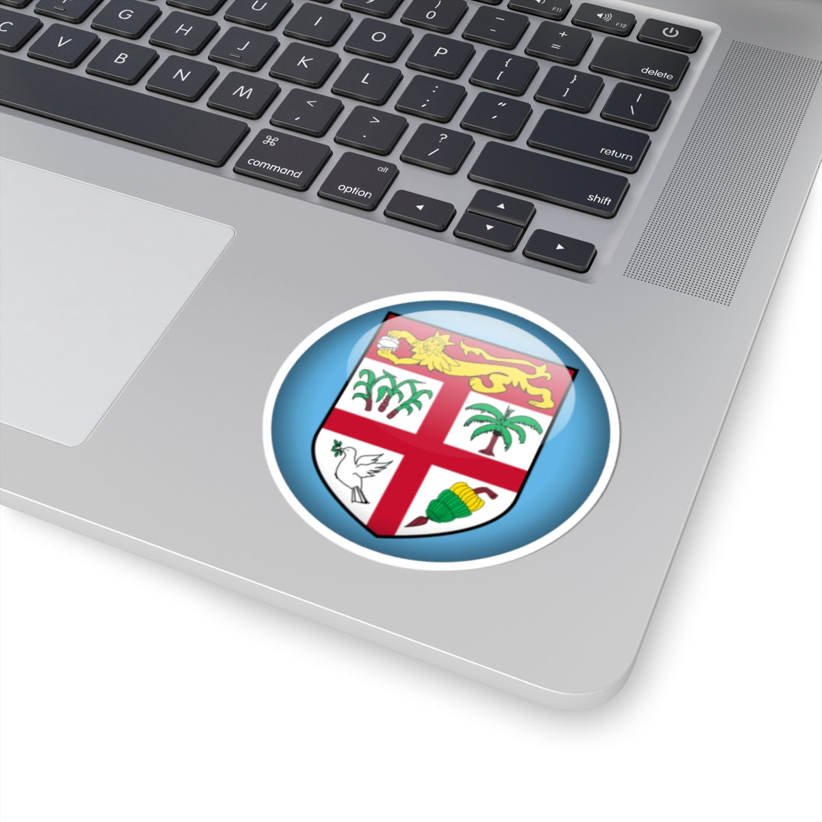 Flag orb Fiji (Fiji) STICKER Vinyl Kiss-Cut Decal