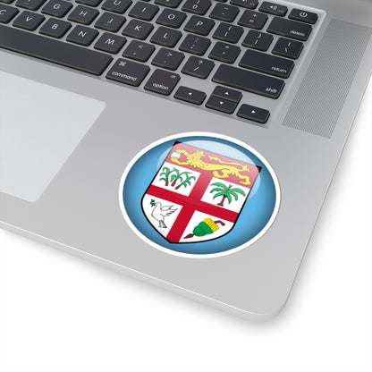 Flag orb Fiji (Fiji) STICKER Vinyl Kiss-Cut Decal