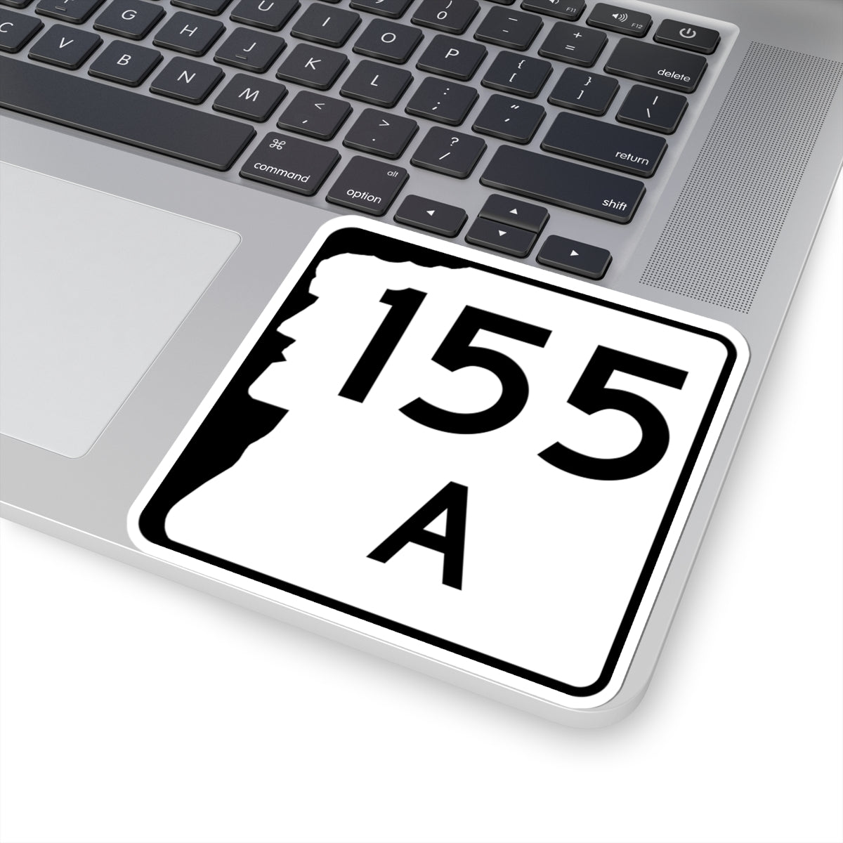 NH Route 155A (New Hampshire) (Road Sign) STICKER Vinyl Kiss-Cut Decal