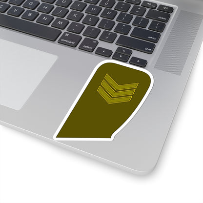 08 Lithuania Army SSG SPC (Lithuania) (Military Rank) STICKER Vinyl Kiss-Cut Decal