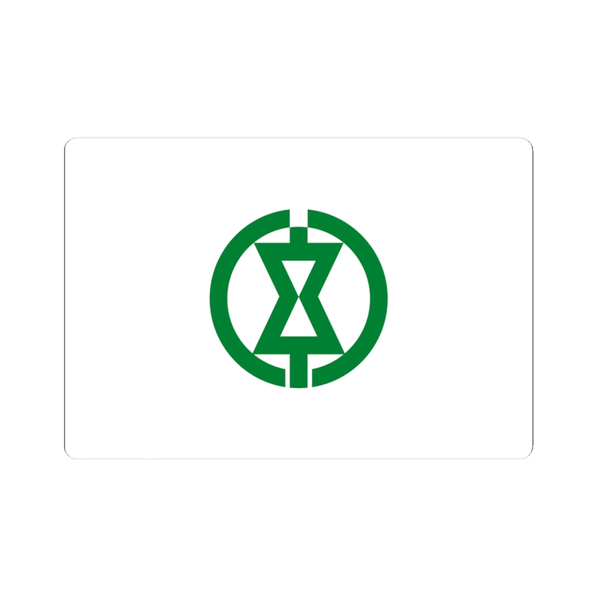 Flag of Monbetsu Hokkaido (Japan) STICKER Vinyl Kiss-Cut Decal