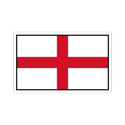 Flag of England bordered (England) STICKER Vinyl Kiss-Cut Decal