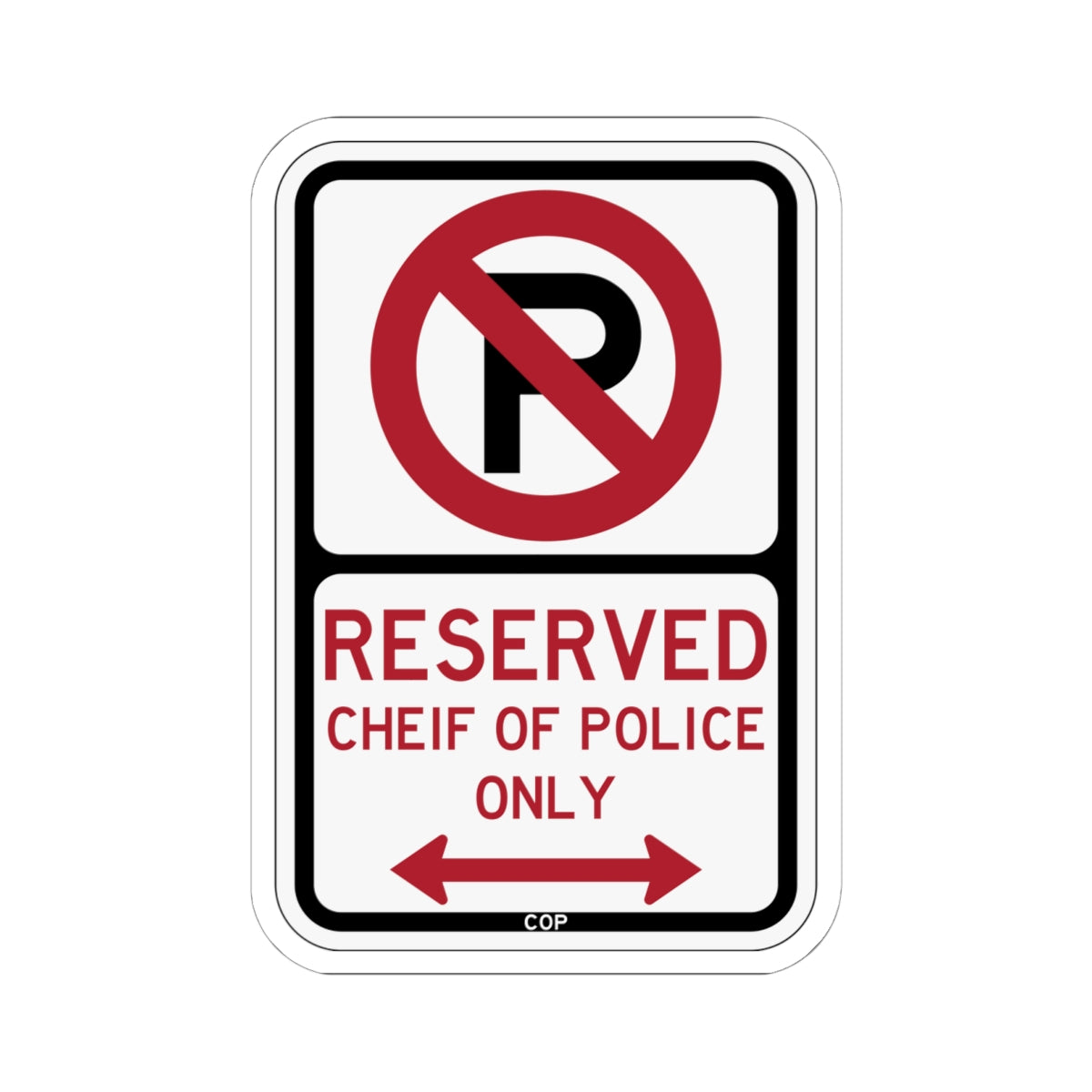 PBOT Road sign P4200D (Oregon) (Road Sign) STICKER Vinyl Kiss-Cut Decal