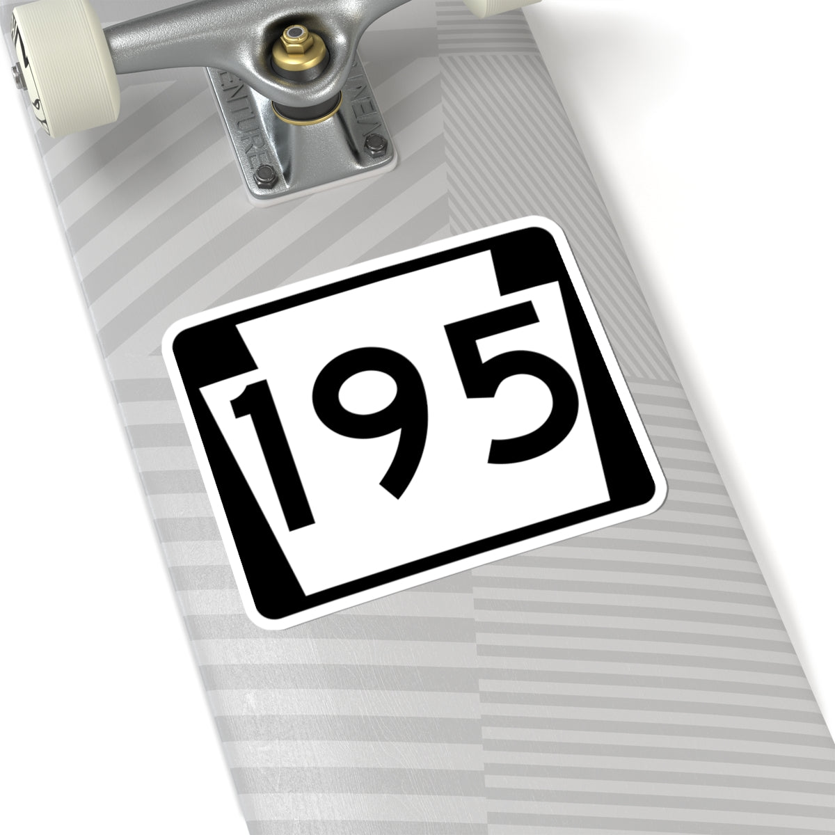 PA-195 (Pennsylvania) (Road Sign) STICKER Vinyl Kiss-Cut Decal