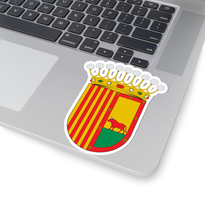 Escudo de Atarés (Spain) (Coat of Arms) STICKER Vinyl Kiss-Cut Decal