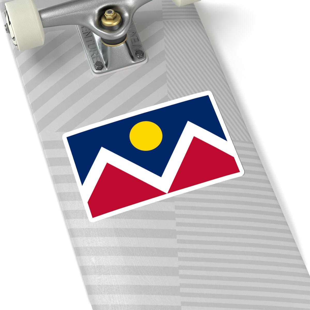 Flag of Denver, Colorado - STICKER Vinyl Kiss-Cut Decal