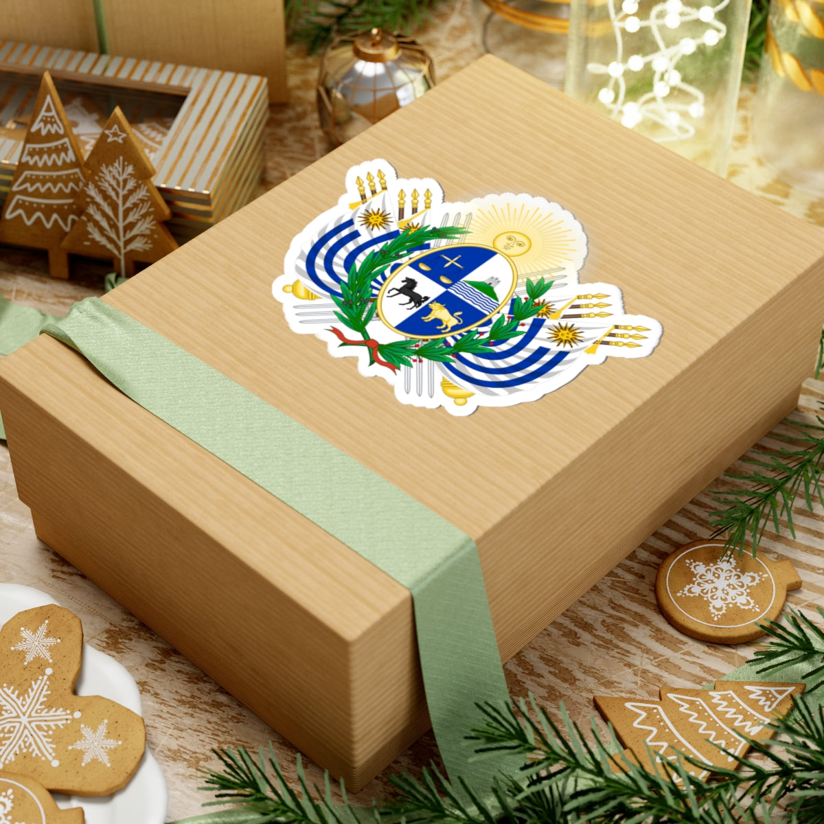 Coat of arms of Uruguay (1829-1908) - STICKER Vinyl Kiss-Cut Decal