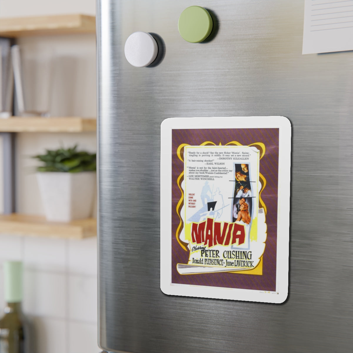 MANIA 1960 Movie Poster - Refrigerator Magnet-The Sticker Space