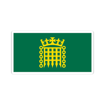 Flag House of Commons (United Kingdom) STICKER Vinyl Kiss-Cut Decal