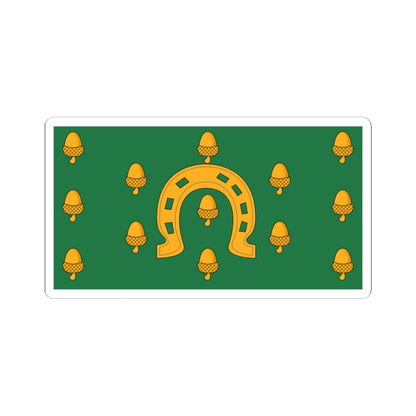 Flag of Rutland older colours (England) STICKER Vinyl Kiss-Cut Decal
