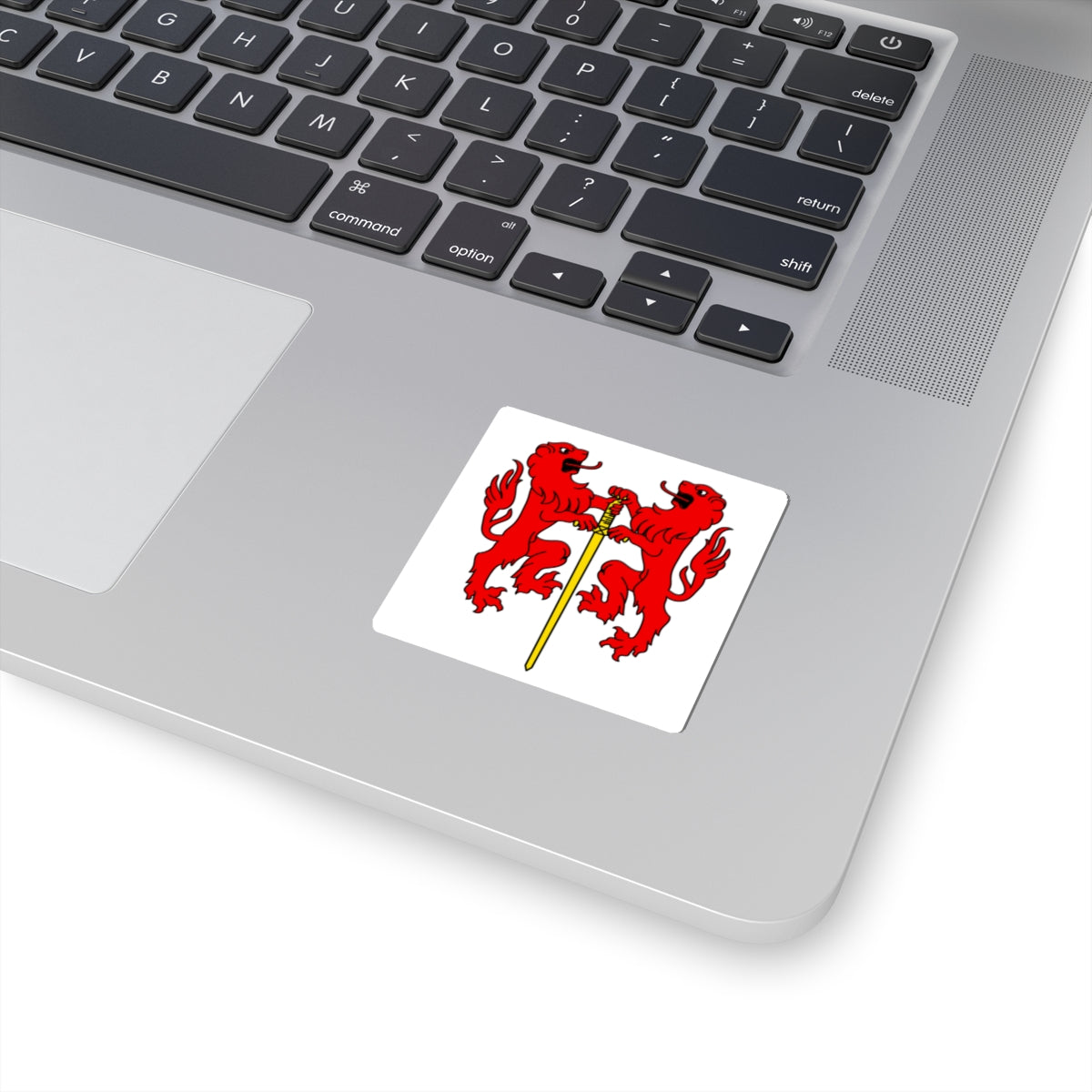 CHE Conthey District Flag (Switzerland) STICKER Vinyl Kiss-Cut Decal