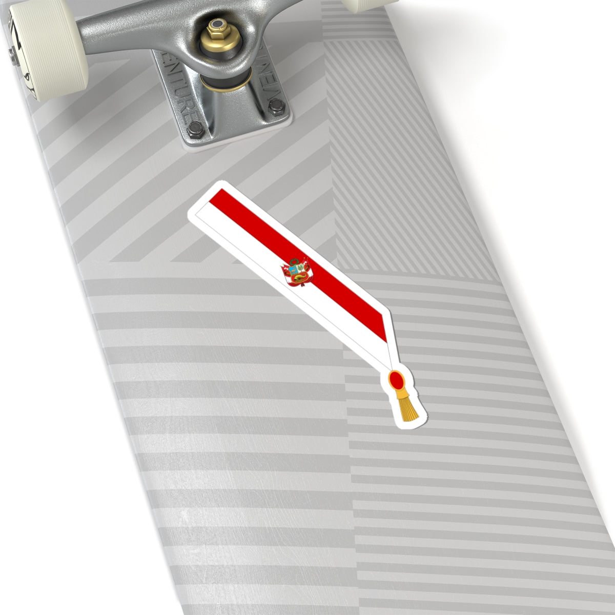 Banda presidencial del Peru (Peru) (Coat of Arms) STICKER Vinyl Kiss-Cut Decal