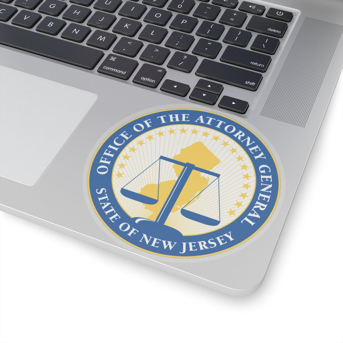 Seal of the Attorney General of New Jersey - STICKER Vinyl Kiss-Cut Decal