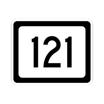 WV-121 (Virginia) (Road Sign) STICKER Vinyl Kiss-Cut Decal