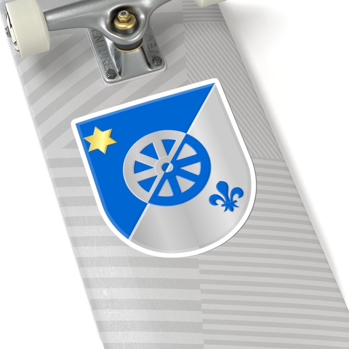 Aalsum wapen (Netherlands) (Coat of Arms) STICKER Vinyl Kiss-Cut Decal