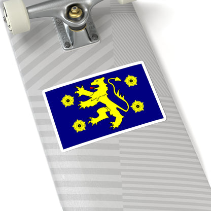 Flag of dyfed (United Kingdom) STICKER Vinyl Kiss-Cut Decal