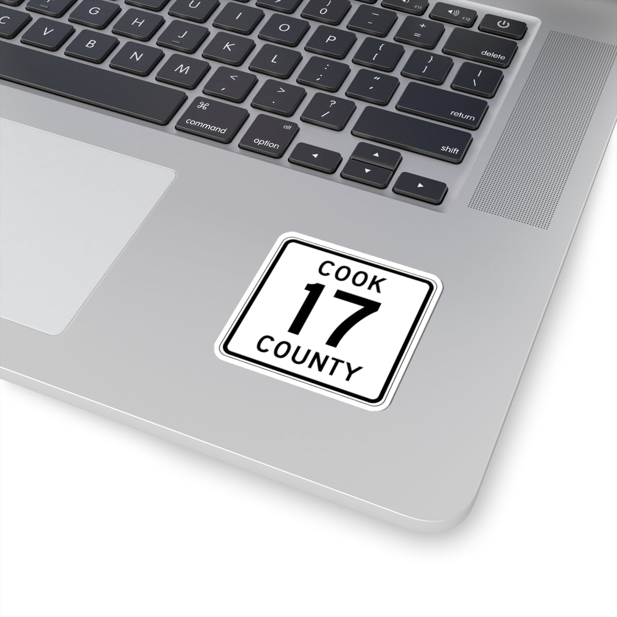 Cook County 17 MN (Minnesota) (Road Sign) STICKER Vinyl Kiss-Cut Decal