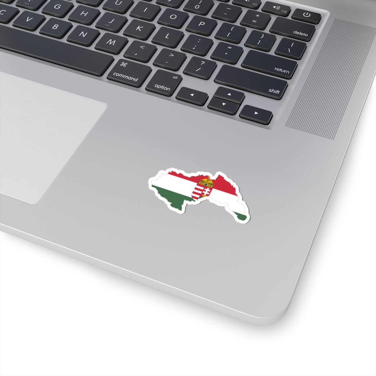 Flag-map of Hungary 1941-1945 (Hungary) STICKER Vinyl Kiss-Cut Decal