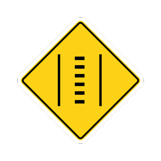 MUTCD-PR W17-3b (Puerto Rico) (Road Sign) STICKER Vinyl Kiss-Cut Decal