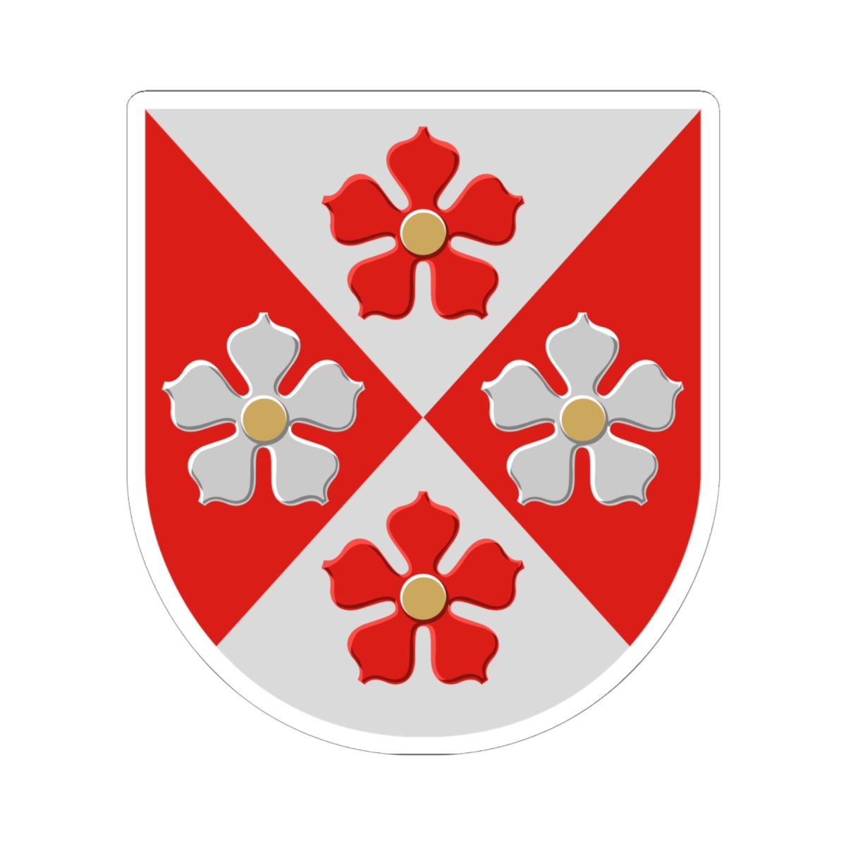 Asikkala.vaakuna (Finland) (Coat of Arms) STICKER Vinyl Kiss-Cut Decal