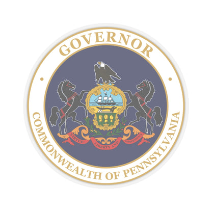 Seal of the Governor of Pennsylvania v2 - STICKER Vinyl Kiss-Cut Decal