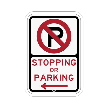 PBOT Road sign P1300L (Oregon) (Road Sign) STICKER Vinyl Kiss-Cut Decal