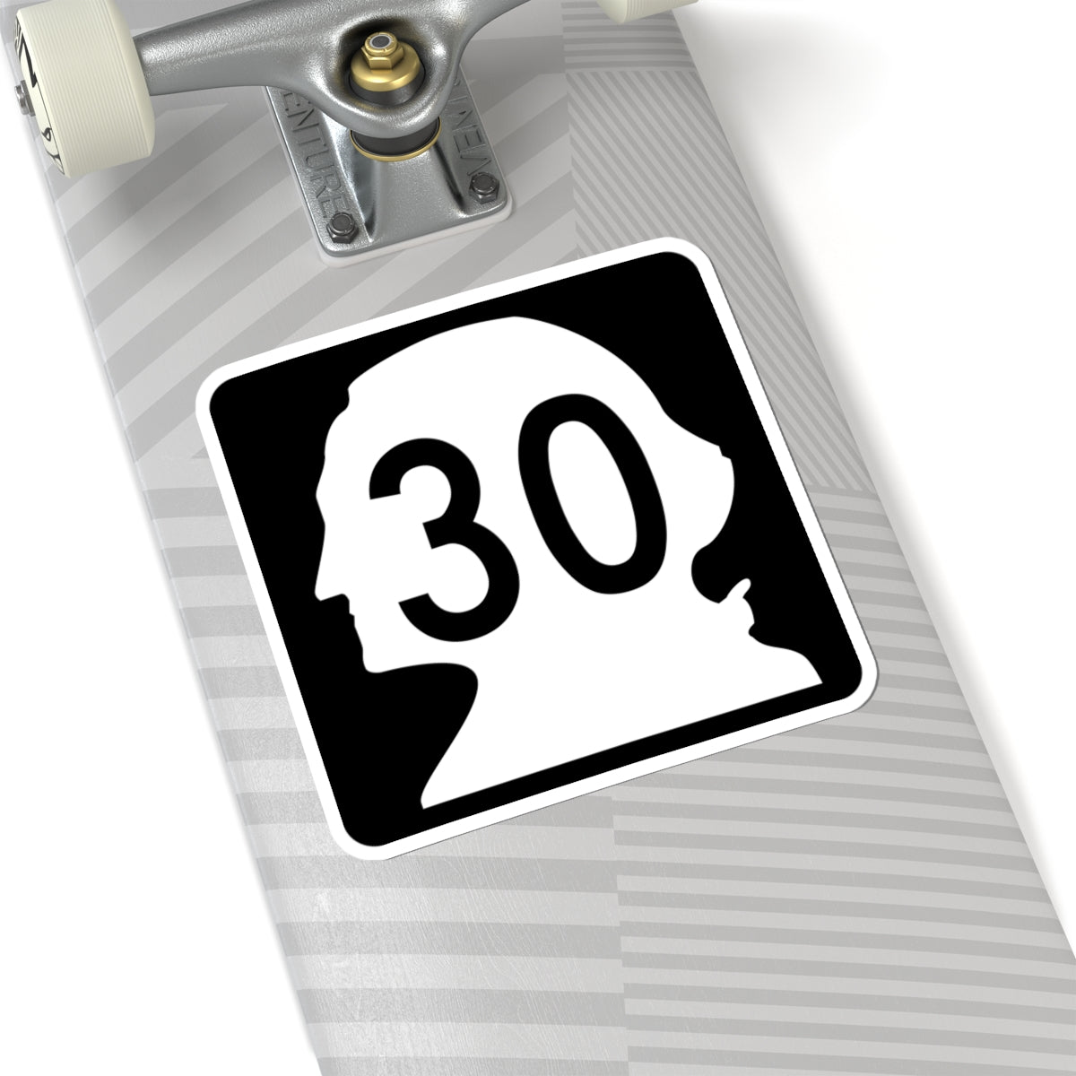 WA-30 (Washington) (Road Sign) STICKER Vinyl Kiss-Cut Decal