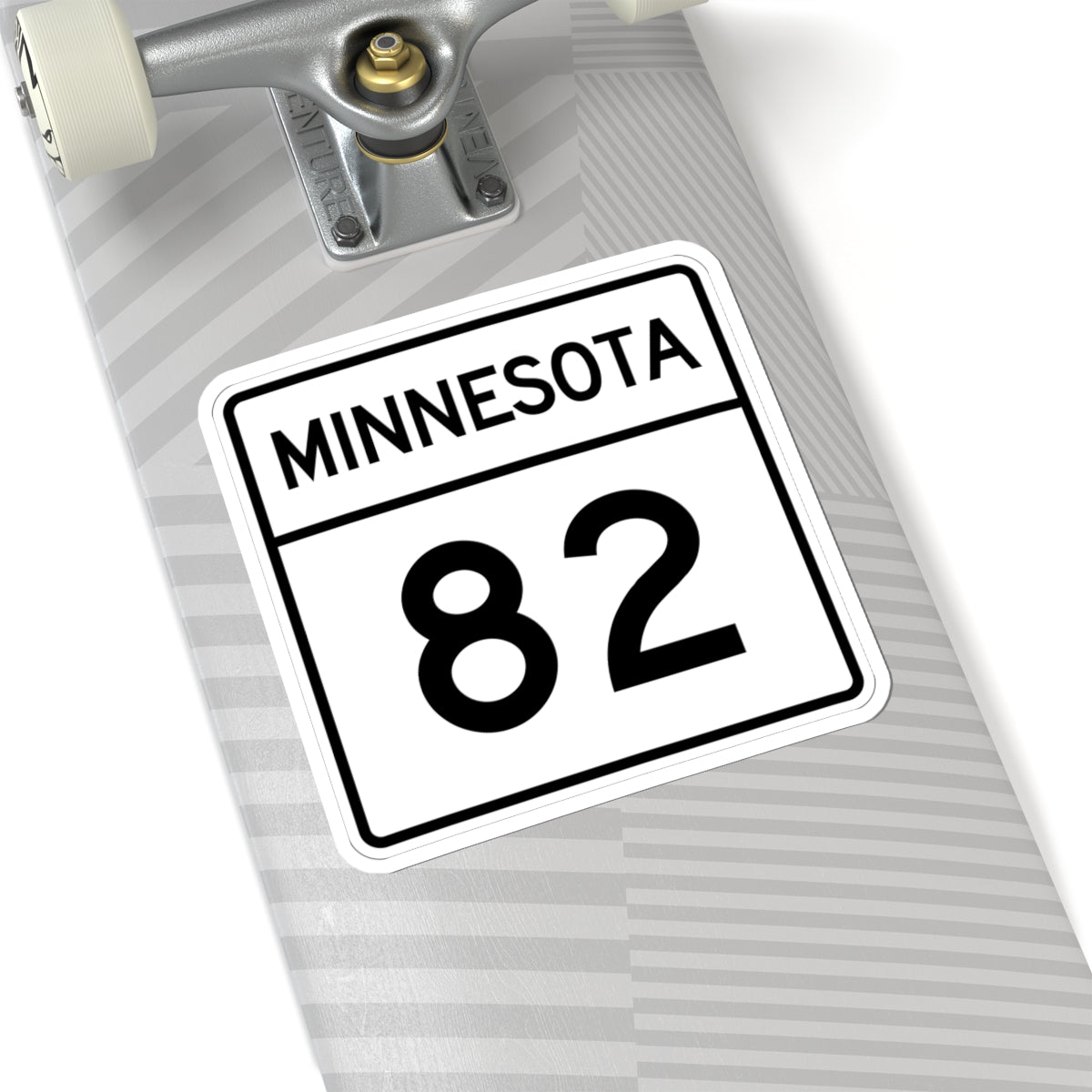 MN-82 1948 (Minnesota) (Road Sign) STICKER Vinyl Kiss-Cut Decal