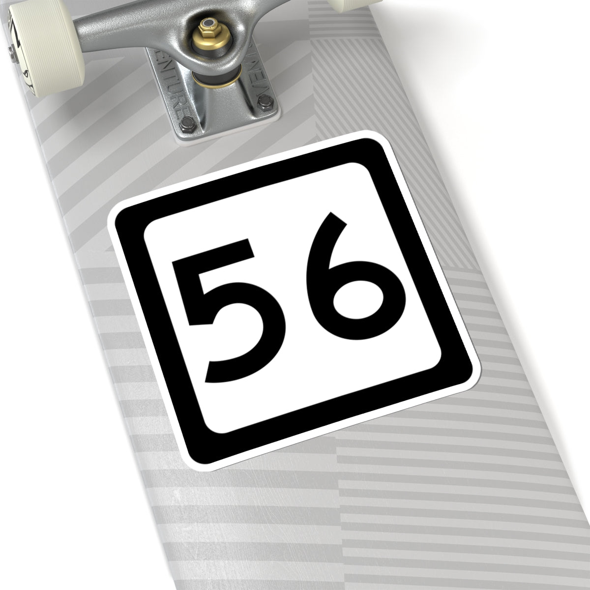WV-56 (Virginia) (Road Sign) STICKER Vinyl Kiss-Cut Decal