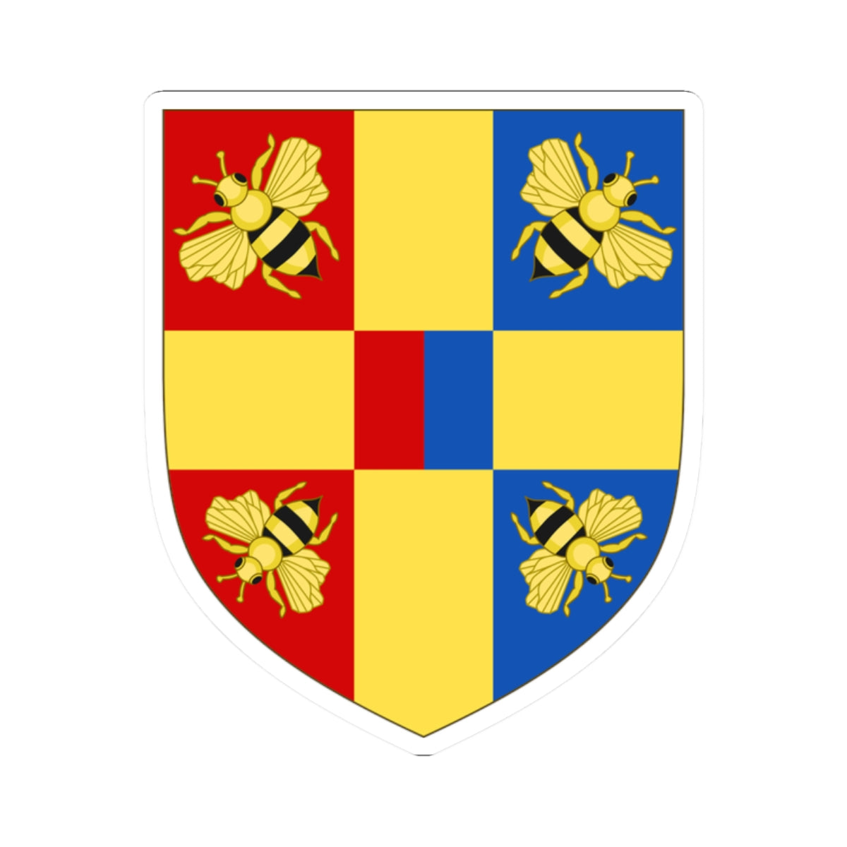 Arms of Tony Blair (United Kingdom) (Coat of Arms) STICKER Vinyl Kiss-Cut Decal