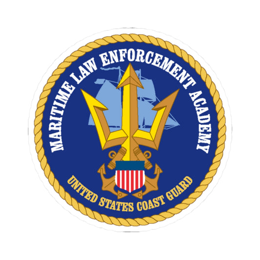 USCG Maritime Law Enforcement Academy (U.S. Coast Guard) STICKER Vinyl Kiss-Cut Decal