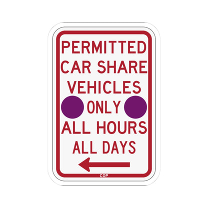 PBOT Road sign P4500L-P (Oregon) (Road Sign) STICKER Vinyl Kiss-Cut Decal