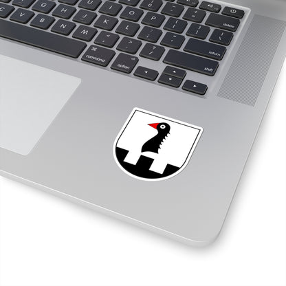 Surcasti wappen (Switzerland) (Coat of Arms) STICKER Vinyl Kiss-Cut Decal