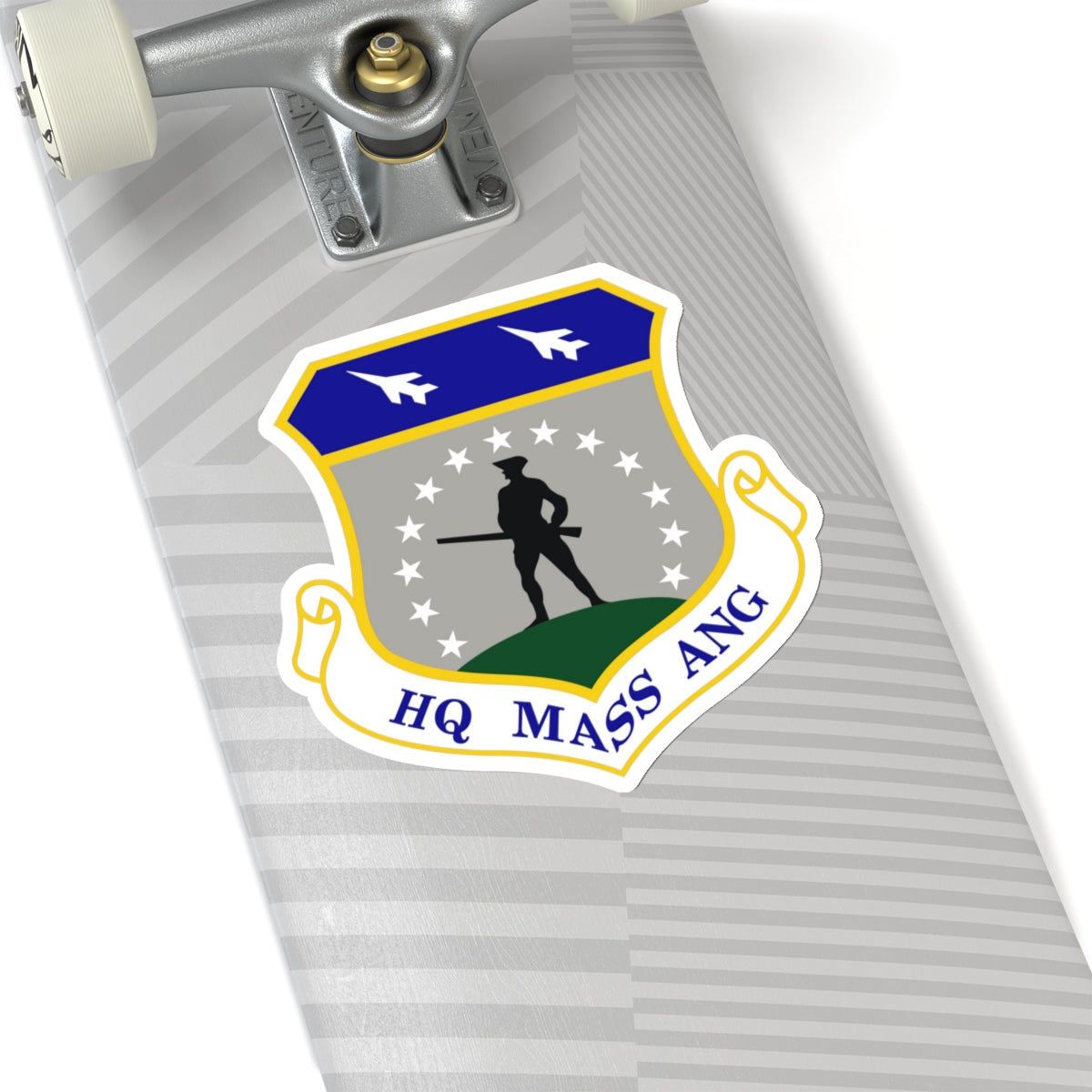 Headquarters Massachusetts Air National Guard (U.S. Air Force) STICKER Vinyl Kiss-Cut Decal