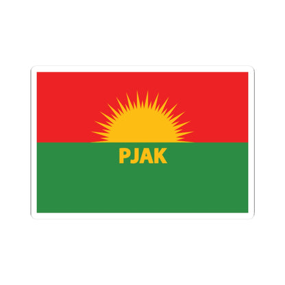 Flag of Partiya Jiyana Azad a Kurdistanê (Iran) STICKER Vinyl Kiss-Cut Decal