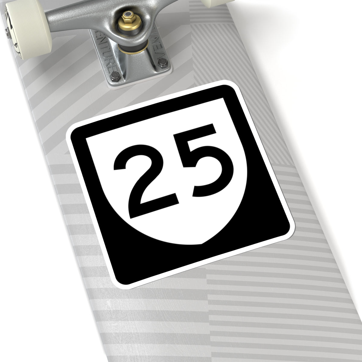 PR urban primary 25 (Puerto Rico) (Road Sign) STICKER Vinyl Kiss-Cut Decal