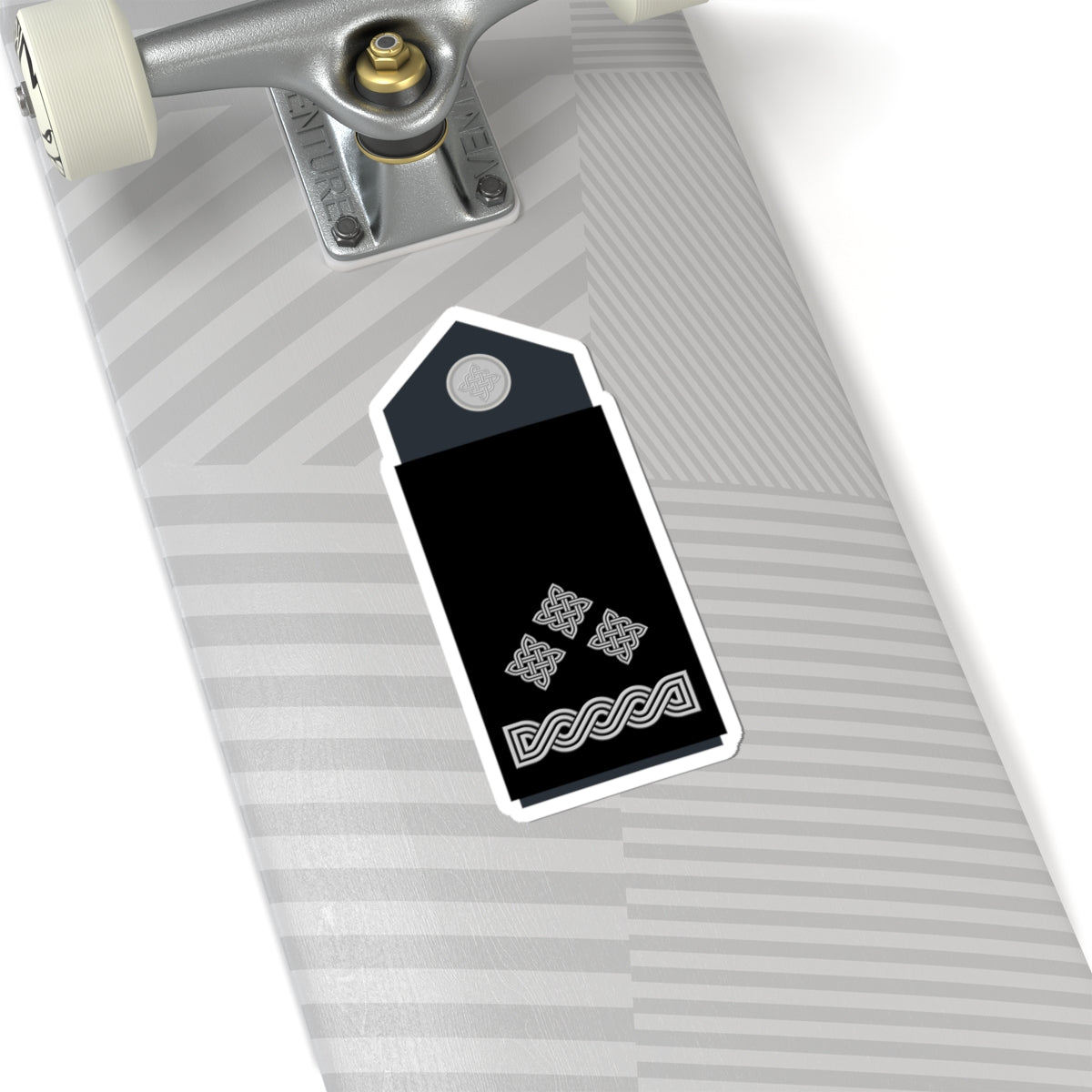 Naramenica službene odore satnika HRZ i PZO (Croatia) (Military Rank) STICKER Vinyl Kiss-Cut Decal