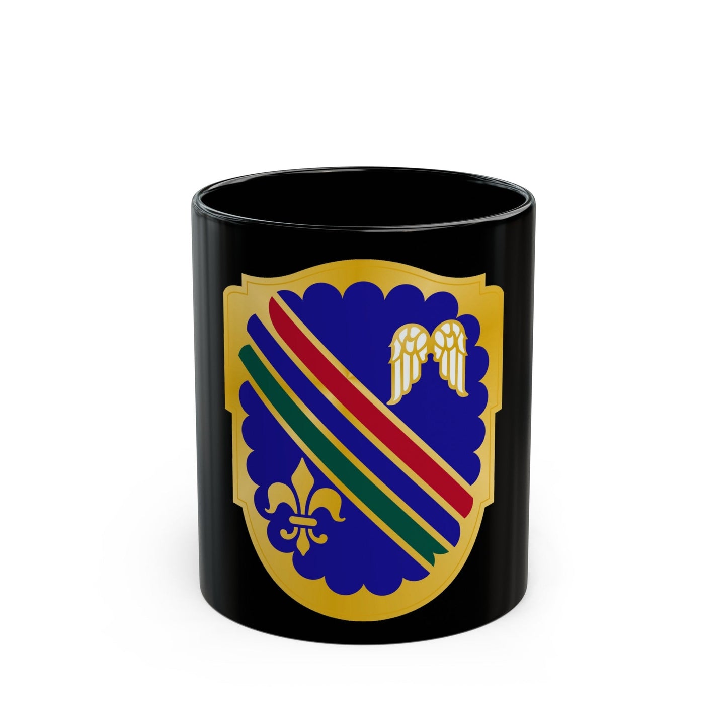 160th Infantry Regiment (U.S. Army) Black Coffee Mug-11oz-The Sticker Space