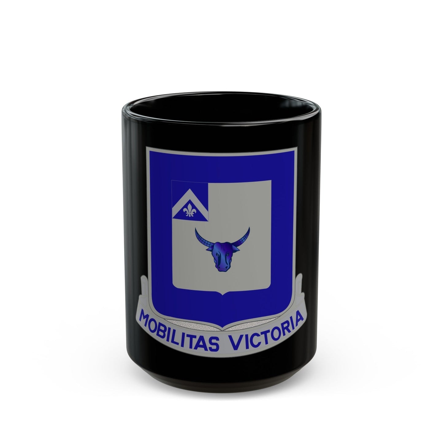 161 Armored Infantry Battalion (U.S. Army) Black Coffee Mug-15oz-The Sticker Space