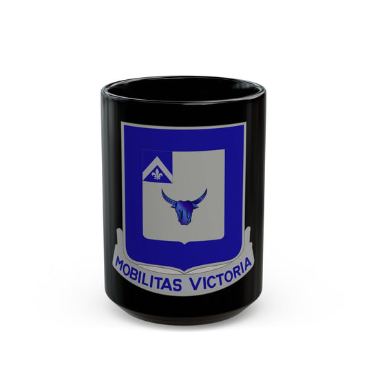 161 Armored Infantry Battalion (U.S. Army) Black Coffee Mug-15oz-The Sticker Space