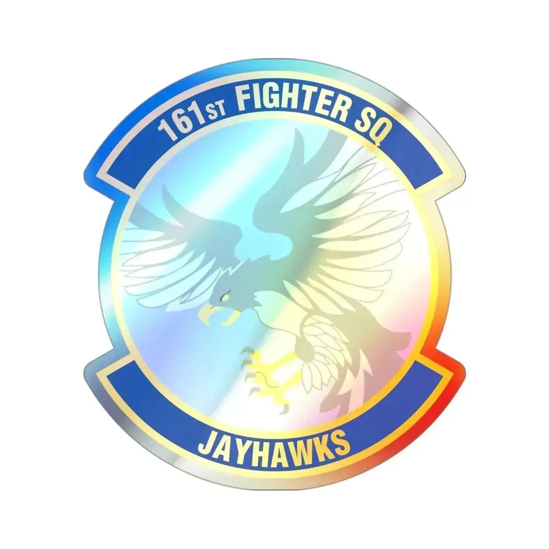 161 Fighter Squadron (U.S. Air Force) Holographic STICKER Die-Cut Vinyl Decal - The Sticker Space