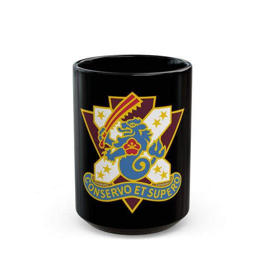 161 Medical Battalion (U.S. Army) Black Coffee Mug-15oz-The Sticker Space