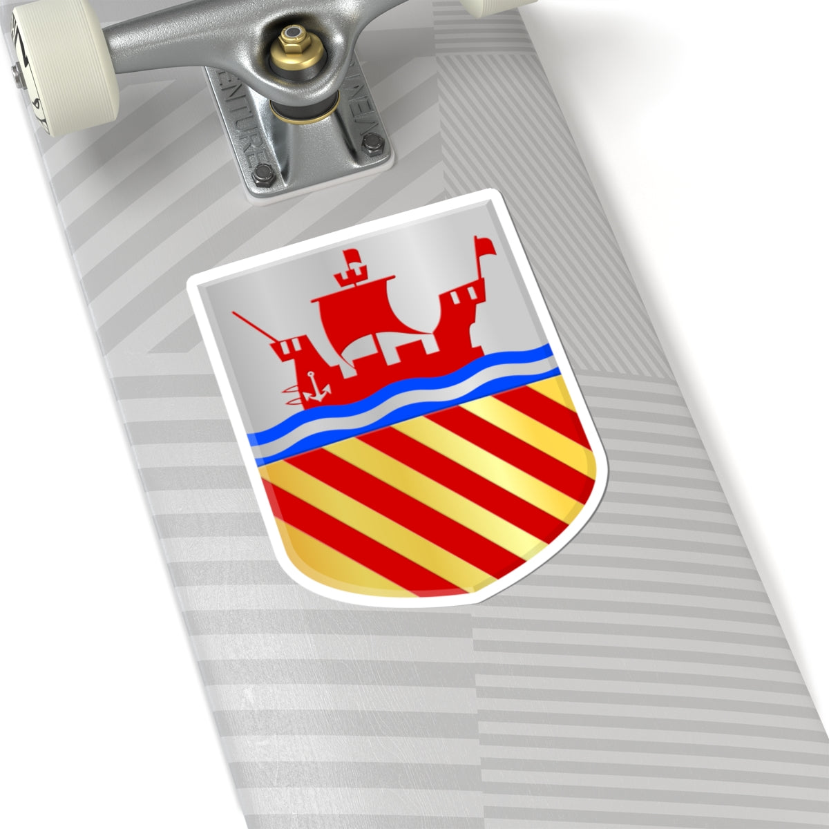 Blankenham wapen (Netherlands) (Coat of Arms) STICKER Vinyl Kiss-Cut Decal