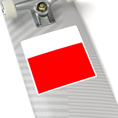 CHE Lausanne Flag (Switzerland) STICKER Vinyl Kiss-Cut Decal