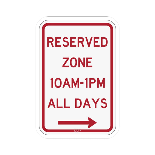 PBOT Road sign P4490AR (Oregon) (Road Sign) STICKER Vinyl Kiss-Cut Decal