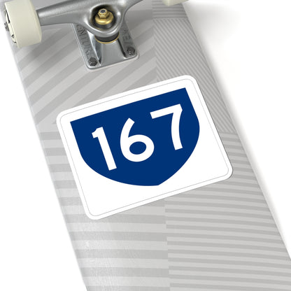 PR primary 167 (Puerto Rico) (Road Sign) STICKER Vinyl Kiss-Cut Decal