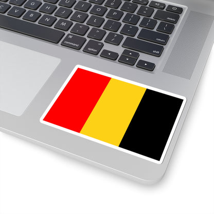 Flag of Besancon (France) STICKER Vinyl Kiss-Cut Decal
