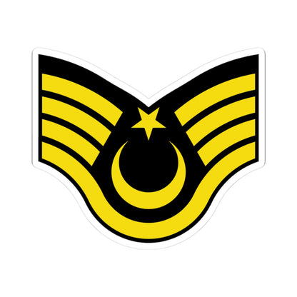Army TUR OR 07a (Turkey) (Military Rank) STICKER Vinyl Kiss-Cut Decal